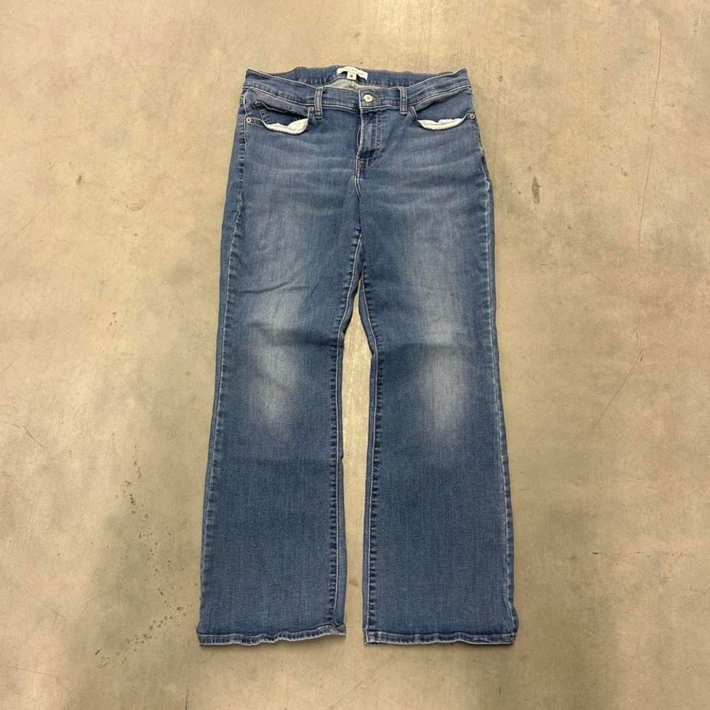 Y2K Dark‎ Wash Flared Bootcut Wide Leg Fall Essential Low Rise Jeans
